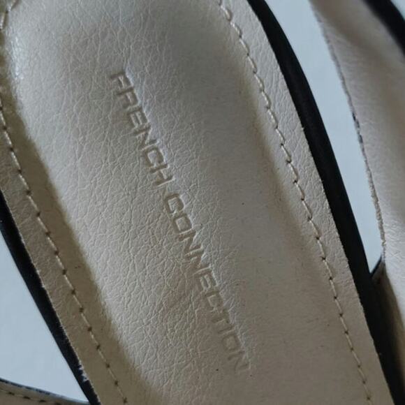 French Connection Rockout Slingback Heel Charcoal Women's Size 8 - Picture 6 of 7